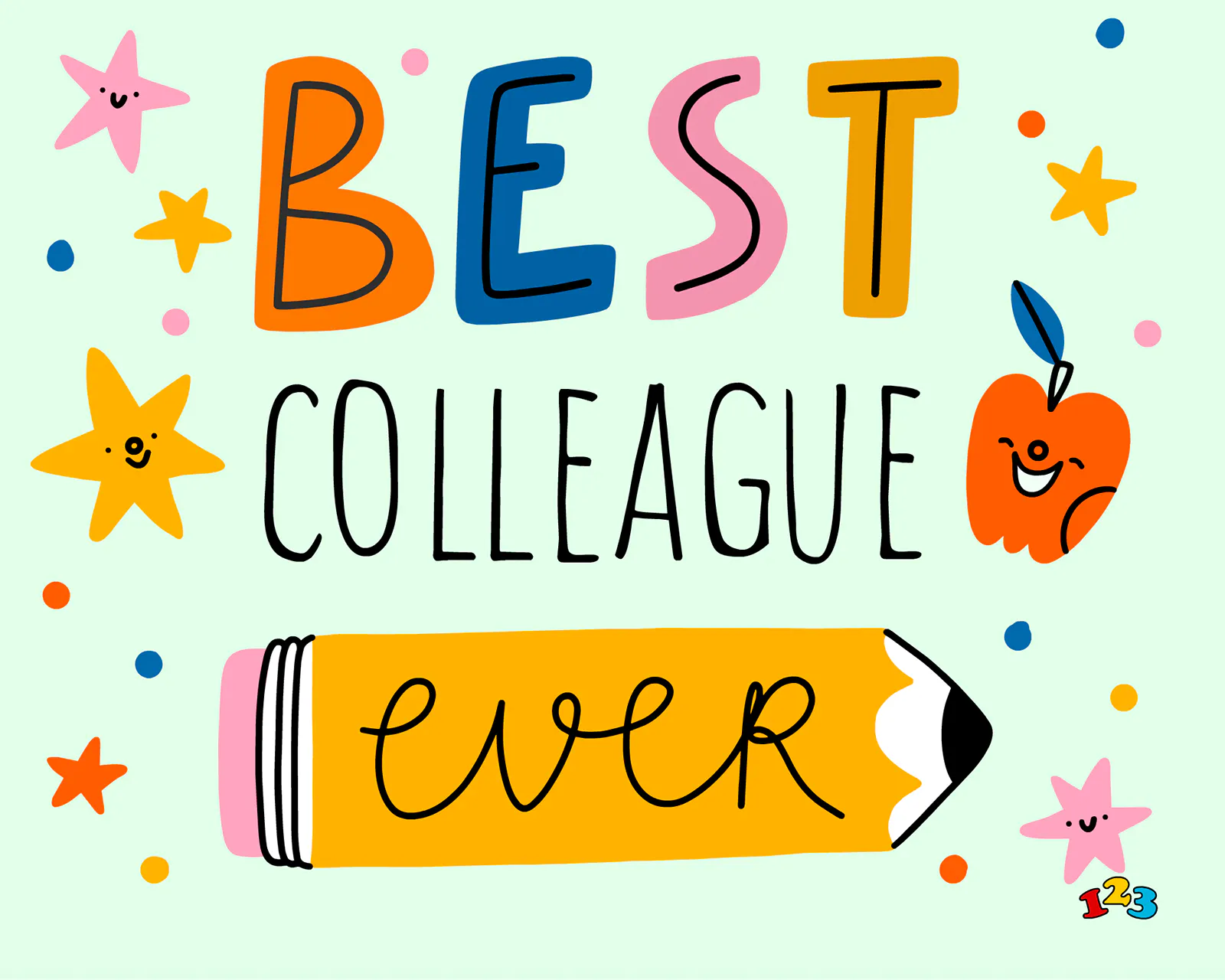 Colleague Promise Best colleague - Employee appreciation - send free eCards from 123cards.com