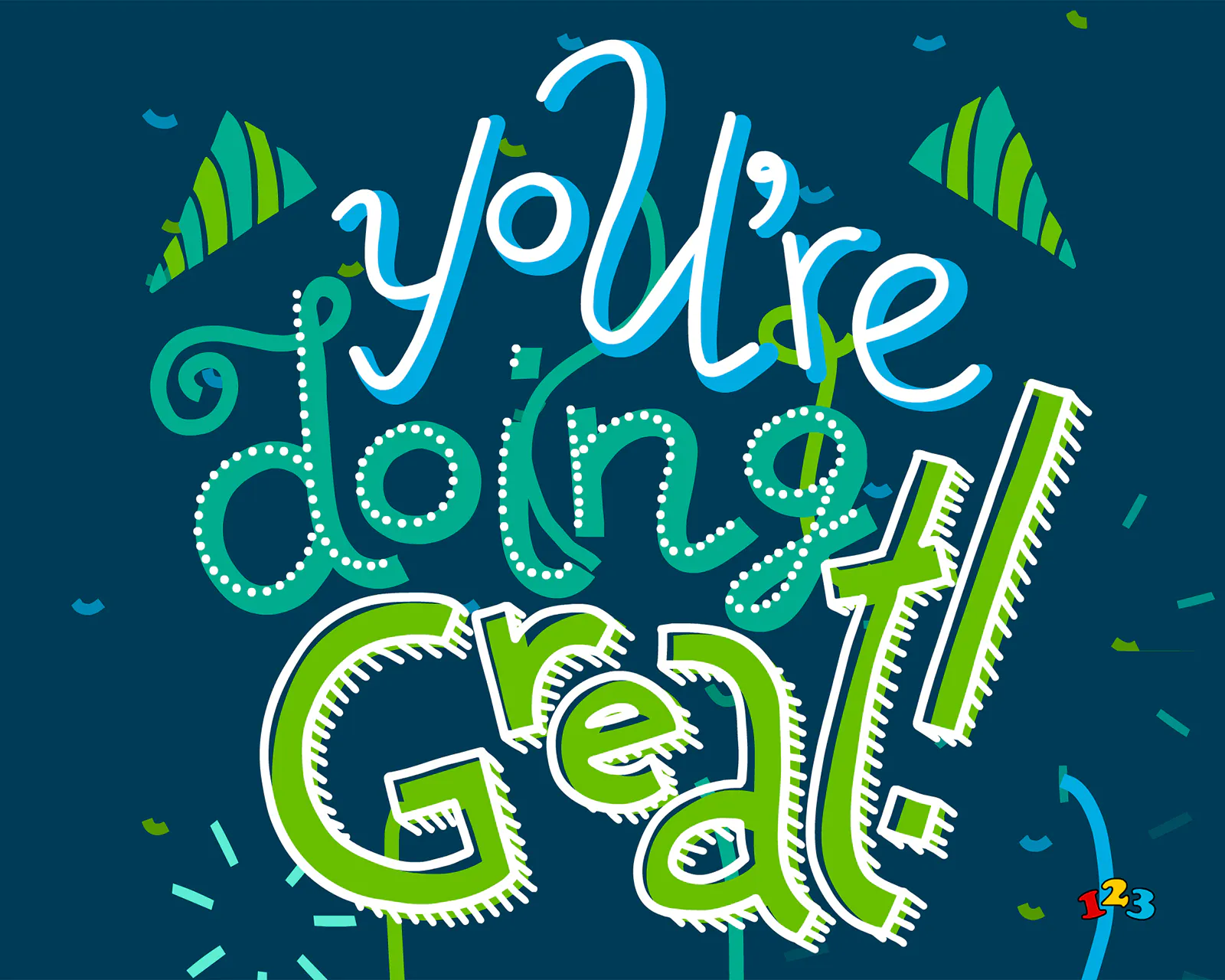 Doing great - Employee appreciation - send free eCards from 123cards.com