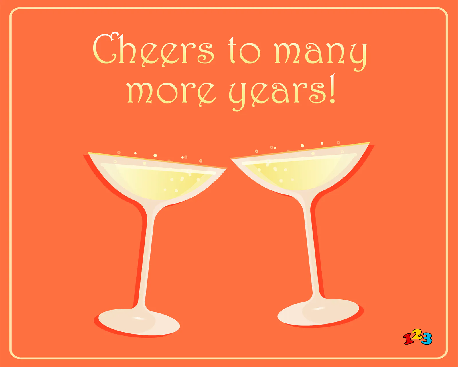 For Many Years To many more years - Anniversary - send free eCards from 123cards.com