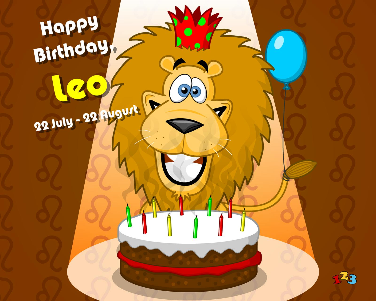 Leo Birthday send free eCards from