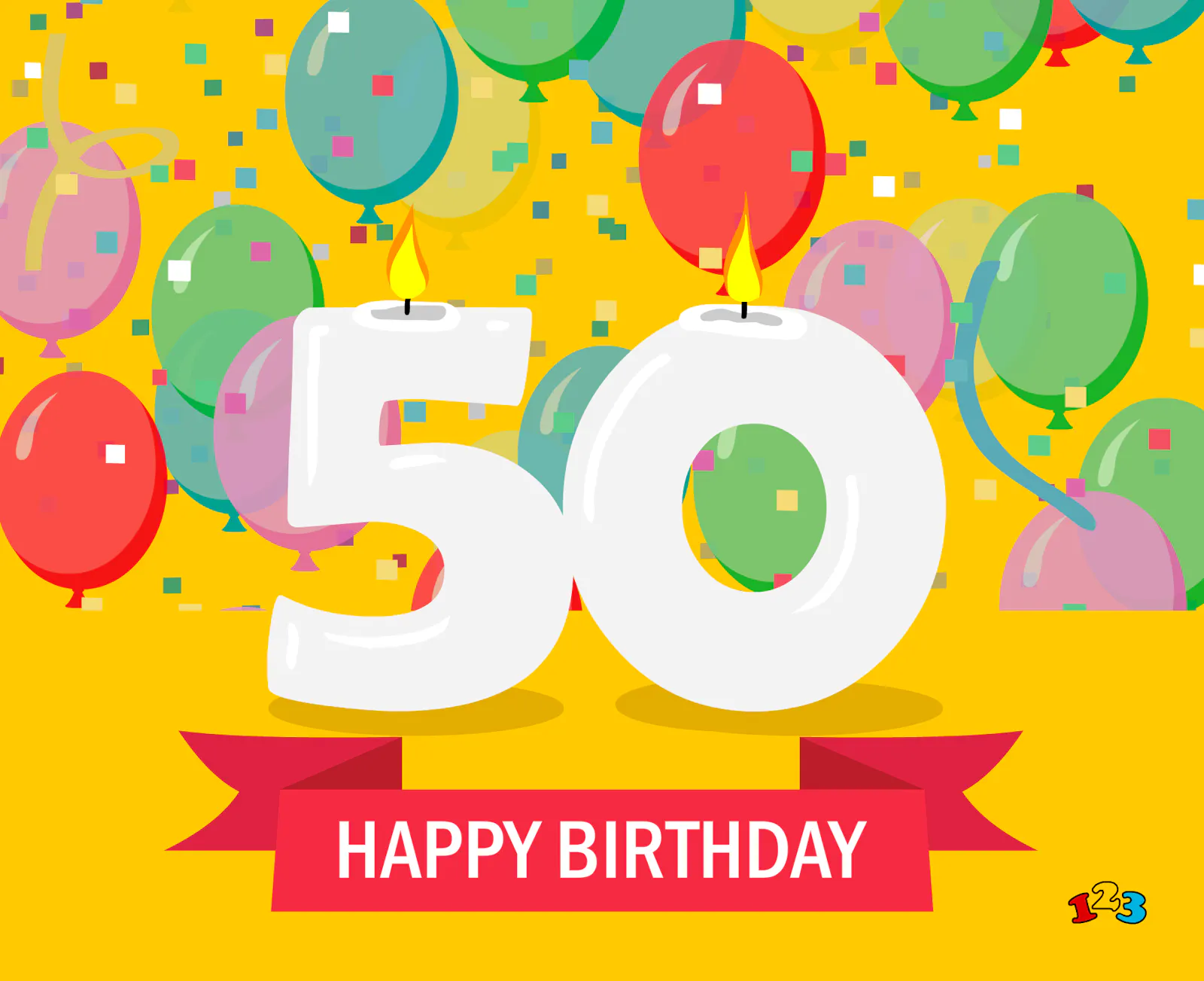 50th Birthday Birthday Send Free ECards From 123cards 50th birthday birthday send free ecards from 123cards